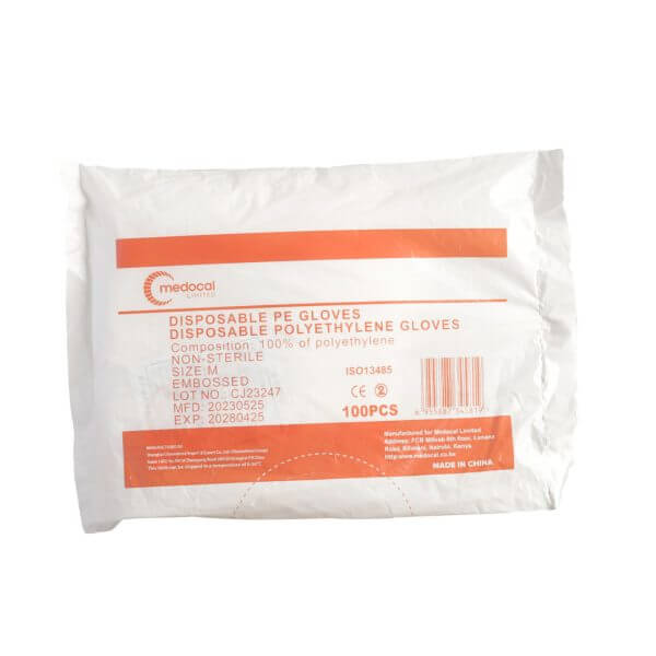 Medocal Polythene Gloves - Medical Supplies in Kenya