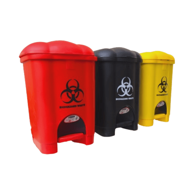 Pedal Bins with Biohazard Logo - Medoal Limited - Medical Supplies in Kenya