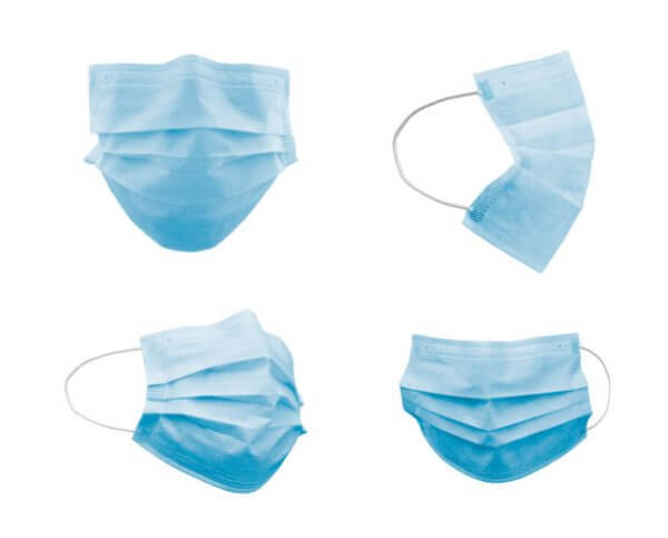 3 Ply Surgical Face Mask Blue 50s - Image 2