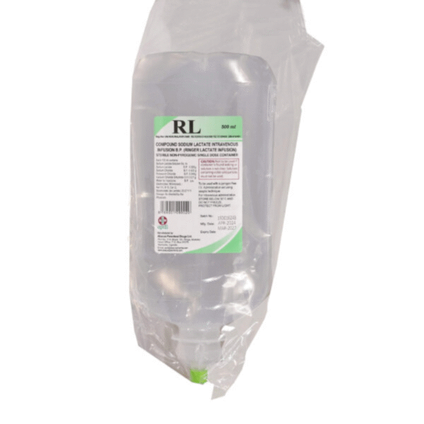 Hartmann's Solution 500ml (Ringers Lactate)