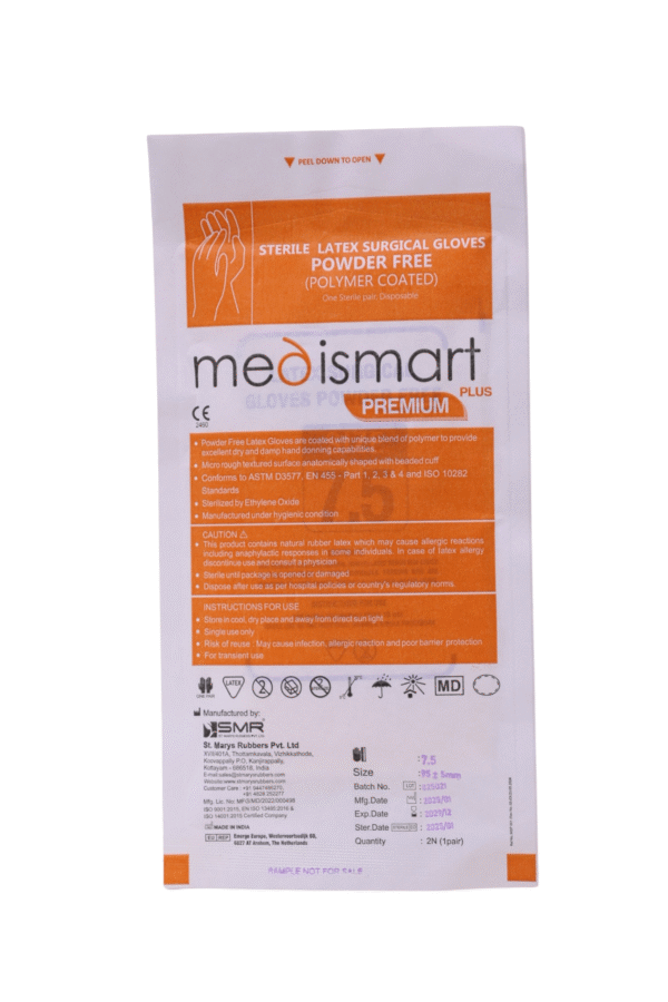Sterile Surgical Gloves 7.0 Powder Free 50s