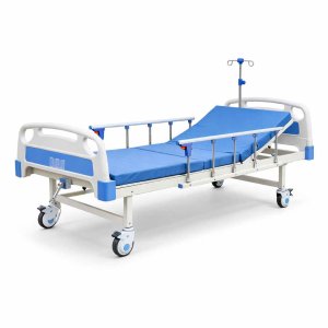 Hospital Bed (manual, 1-crank) with Mattress