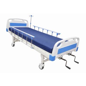 Hospital bed (manual, 2-crank) with mattress