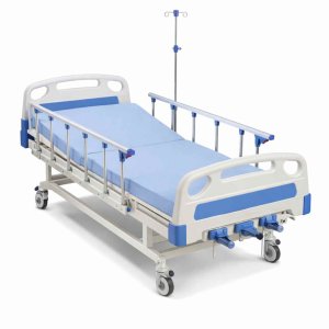 Hospital bed (manual, 3-crank) with mattress