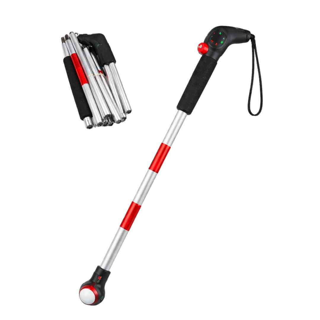 Walking stick with blind sensor (foldable)