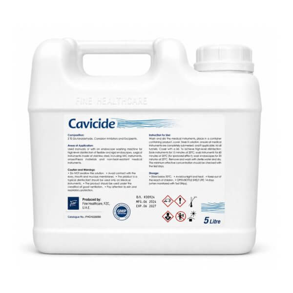 Cavicide High-Level Disinfectant – 5 Litre - Medocal Limited - Medical ...